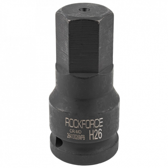 ROCK FORCE Головка-бита ударная 6-гранная 26мм,3/4" RF-26410026MPB - 1
