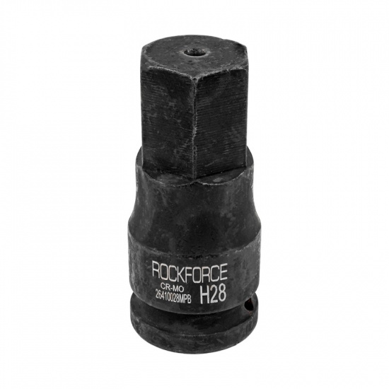 ROCK FORCE Головка-бита ударная 6-гранная 28мм,3/4" RF-26410028MPB - 1