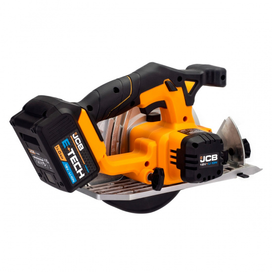 JCB Пила циркулярная аккум (JCB-18CS-B-E)18V,3650 об/мин,диаметр диска 165мм в к-те с зарядным уст-вом(JCB-18VFC-E) 2.4A и батареей аккум(JCB-20LI-E)2.0AH JCB-18CS-2XB-E - 1