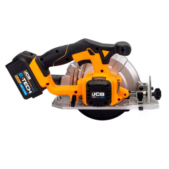 JCB Пила циркулярная аккум (JCB-18CS-B-E)18V,3650 об/мин,диаметр диска 165мм в к-те с зарядным уст-вом(JCB-18VFC-E) 2.4A и батареей аккум(JCB-20LI-E)2.0AH JCB-18CS-2XB-E - 1