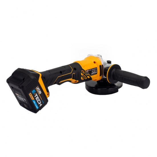 JCB Машина углошлиф.аккум(JCB-18AG-B-E)18V,0-8000 об/мин,диаметр диска 115мм в к-те с заряд. уст-вом(JCB-18VFC-E) 2.4A и батареей аккум.(JCB-50LI-E) 5.0AH JCB-18AG-5BG-E - 1