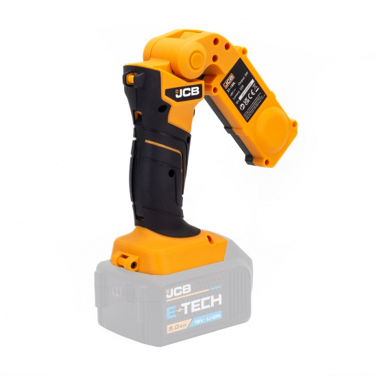 JCB Лампа светодиодная аккумуляторная 18V, 220 Lum, повротная головка 270град, без аккумулятора JCB-18IL-B-E - 1