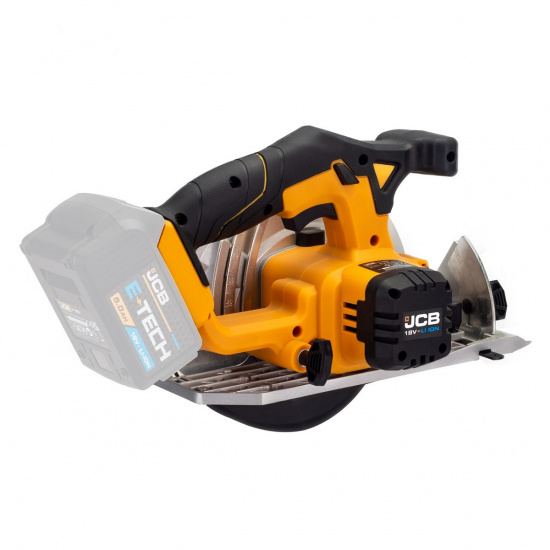 JCB Пила циркулярная аккумуляторная 18V, 3650 об/мин, диаметр диска 165 мм, без аккумулятора JCB-18CS-B-E - 1