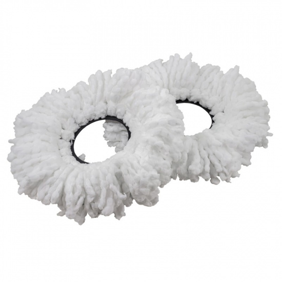 WMC TOOLS Накладка сменная из микрофибры для швабры WMC-18 (2 шт/к-т) WMC-mop18-2pcs - 1