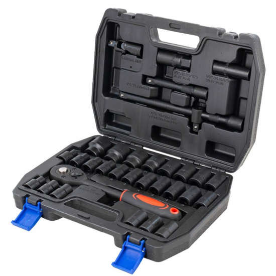 FORCEKRAFT Набор инструментов ударных 32пр., 1/2" (6гр.) FK-4323-3MPB - 1