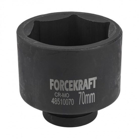 FORCEKRAFT Головка ударная глубокая 1", 70мм (6гр) FK-48510070 - 1