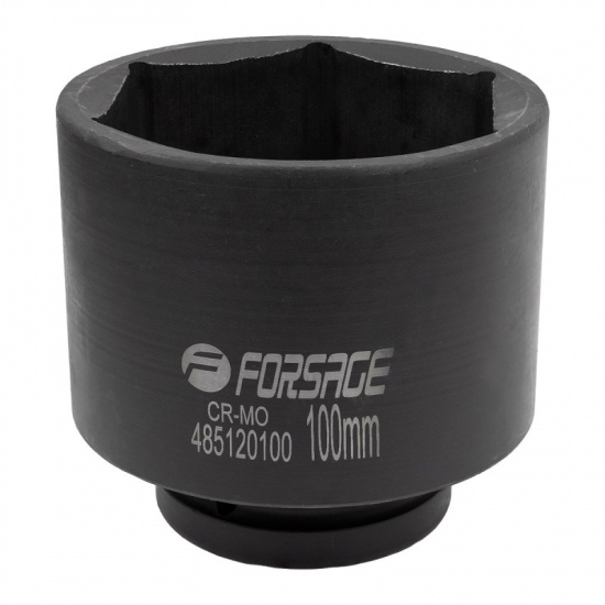 FORSAGE Головка ударная глубокая 1", 100мм (6гр) F-485120100 - 1