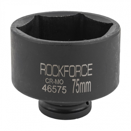 ROCK FORCE Головка ударная 3/4", 75мм (6гр.) RF-46575 - 1