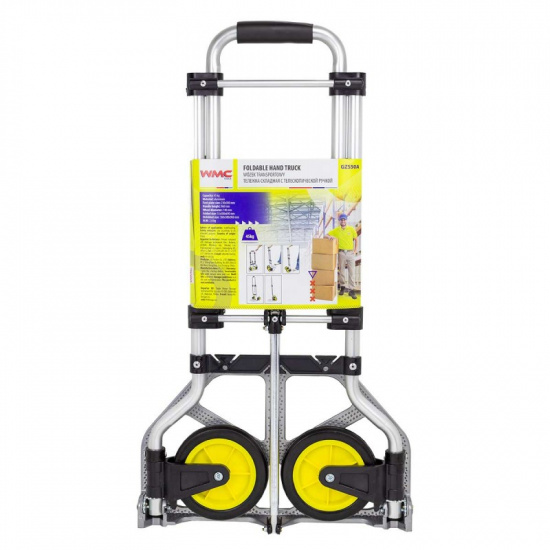 WMC TOOLS Тележка ручная складная с телескопической ручкой г/п 45кг WMC-GZS50A - 1