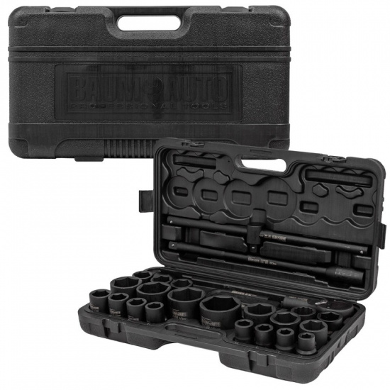 BAUMAUTO Набор инструментов ударных 26пр. 3/4" (6гр.) BM-68262-5MPB - 1