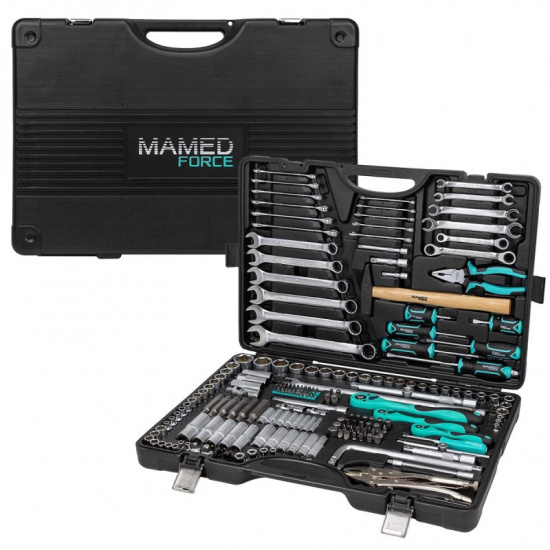 MAMEDFORCE Набор инструментов 202пр. 1/4", 3/8", 1/2" (6гр.) MF-42022-5 - 1