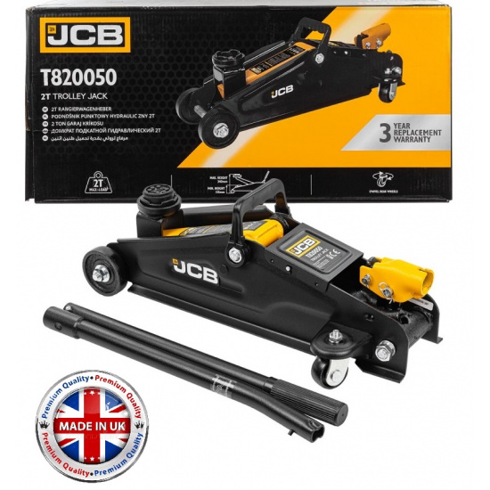 JCB Домкрат подкатной гидравлический 2т JCB-T820050 - 1