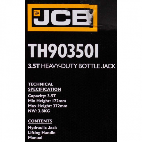 JCB Домкрат бутылочный 3.5т JCB-TH903501 - 1
