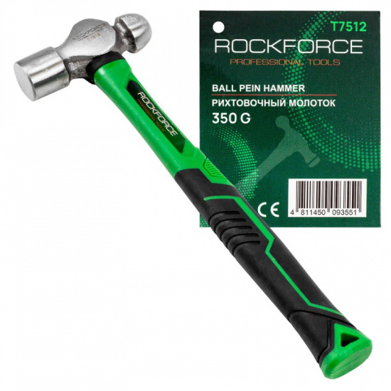 ROCK FORCE Молоток рихтовочный 350гр. RF-T7512 - 1
