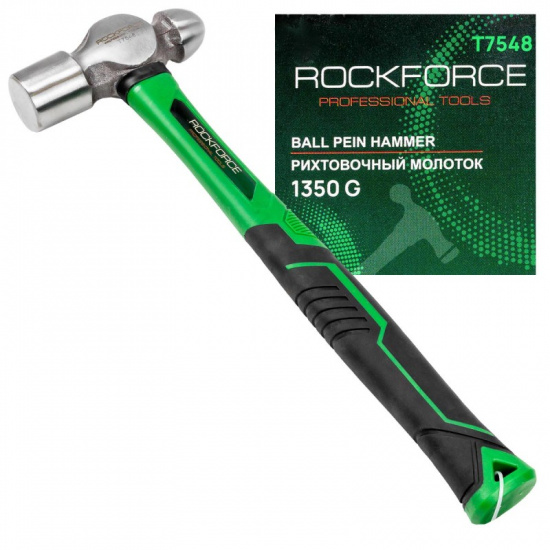 ROCK FORCE Молоток рихтовочный 1350гр. RF-T7548 - 1