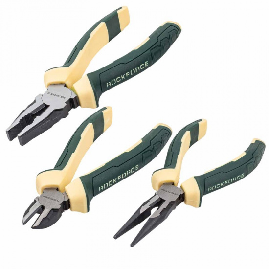 ROCK FORCE Набор шарниро-губцевого инструмента, 3пр. RF-5034S - 1
