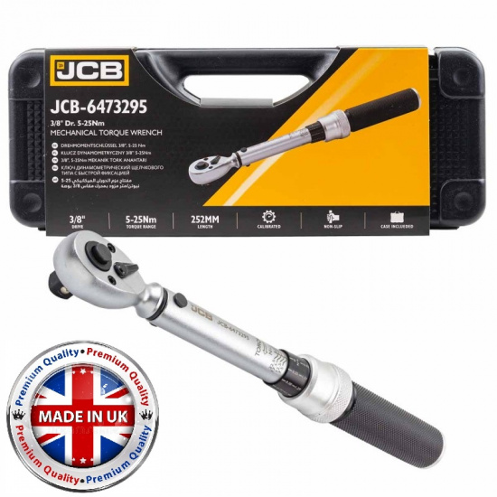 JCB Ключ моментный 5-25Нм, 3/8" JCB-6473295 - 1