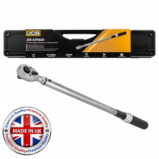 JCB Ключ моментный 60-330Нм, 1/2" JCB-6474660 - 1