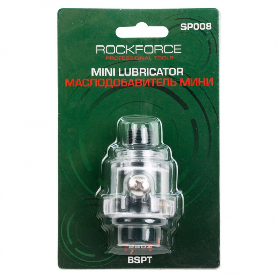 ROCK FORCE Маслодобавитель мини для пневмосистемы резьба 1/4" RF-SP008 - 1