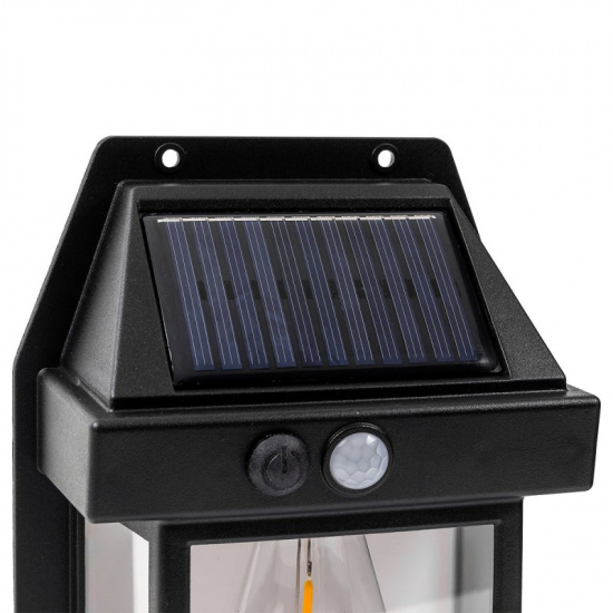 ROCK FORCE Светильник светодиодный на солнечной батарее с датчиком движения RF-WL6009 Black - 1