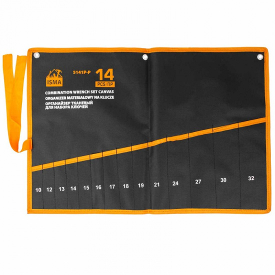 ISMA Органайзер тканевый для набора ключей 14пр. ISMA-5141P-P - 1
