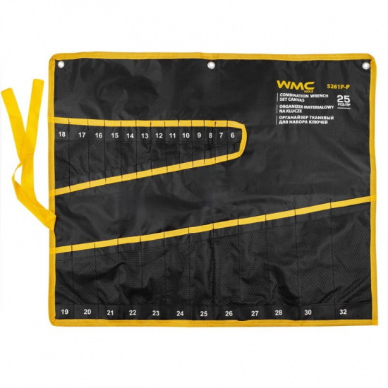 WMC TOOLS Органайзер тканевый для набора ключей 25пр. WMC-5261P-P - 1