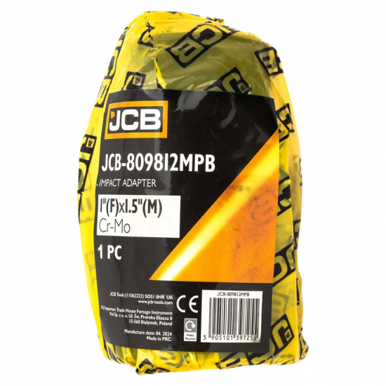 JCB Адаптер ударный 1"(F) х 1.5"(M) JCB-809812MPB - 1