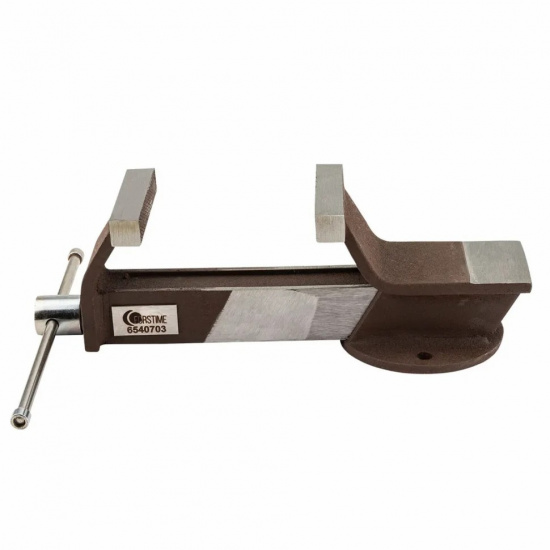 FORSTIME Тиски стальные с наковальней 3"-80мм FT-6540703 - 1