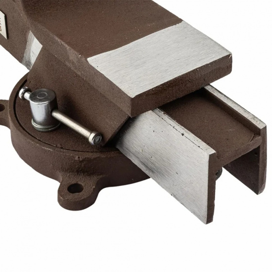 FORSTIME Тиски стальные поворотные с наковальней 5"-125мм FT-6540805 - 1