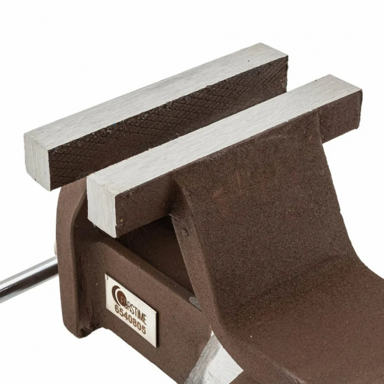 FORSTIME Тиски стальные поворотные с наковальней 5"-125мм FT-6540805 - 1