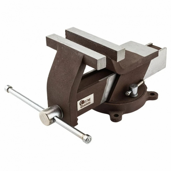FORSTIME Тиски стальные поворотные с наковальней 5"-125мм FT-6540805 - 1