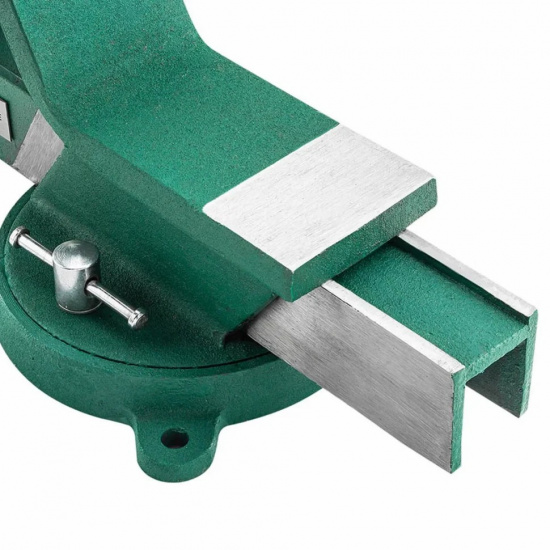 ROCK FORCE Тиски стальные поворотные с наковальней  6"-150мм RF-6540806 - 1