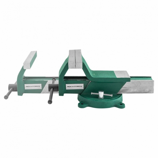 ROCK FORCE Тиски стальные поворотные с наковальней 8"-200мм RF-6540808 - 1