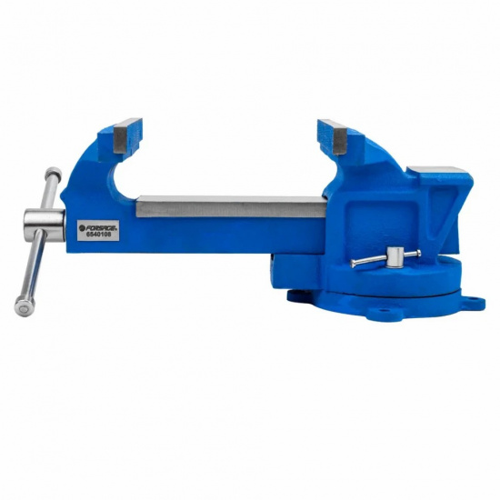 FORSAGE Тиски стальные поворотные с наковальней 8" (200мм) F-6540108 - 1