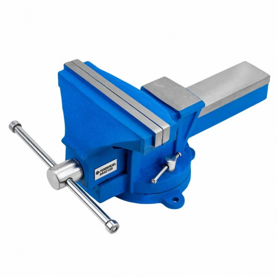 FORSAGE Тиски стальные поворотные с наковальней 8" (200мм) F-6540108 - 1