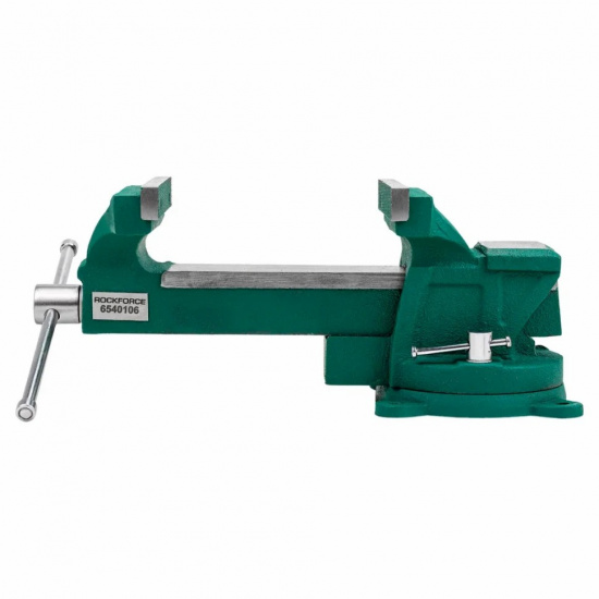 ROCK FORCE Тиски стальные поворотные с наковальней 6" (150мм) RF-6540106 - 1