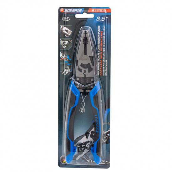 FORSAGE Плоскогубцы многофункциональные 8,5" F-611Y215 - 1