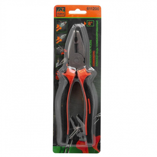 ISMA Плоскогубцы комбинированные 8" ISMA-611200 - 1