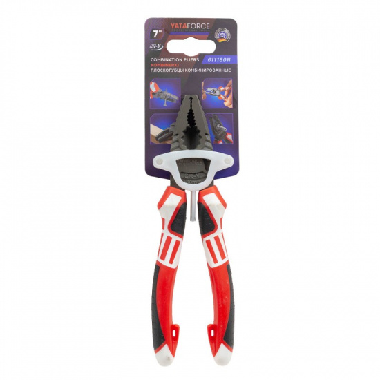 YATAFORCE Плоскогубцы комбинированные 7" YF-611180N - 1