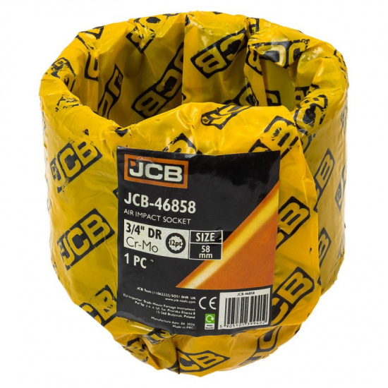 JCB Головка ударная 3/4", 58мм (12гр.) JCB-46858 - 1