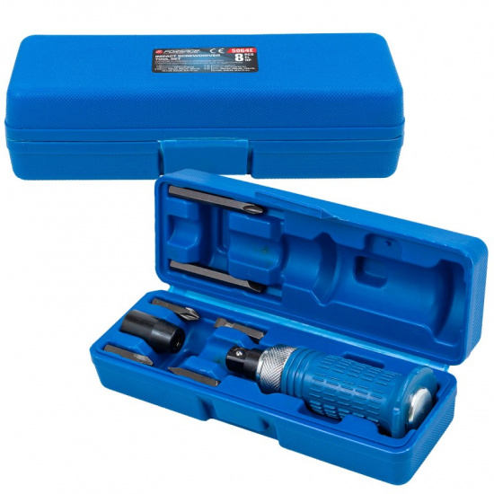 FORSAGE Отвертка ударная с набором бит, 8пр. F-5064E - 1