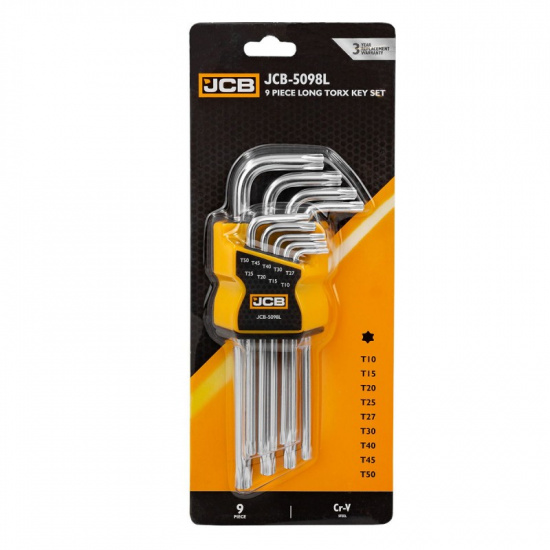 JCB Набор ключей Г-образных 9пр. JCB-5098L - 1