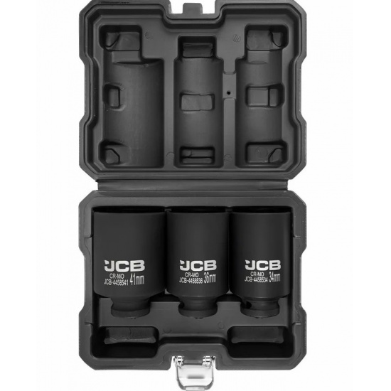 JCB Набор головок ударных глубоких 3пр. 1/2" 6pt JCB-4035-5MPB - 1