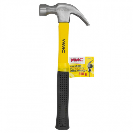WMC TOOLS Молоток-гвоздодер 350гр WMC-T7012 - 1