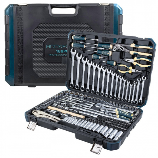 ROCK FORCE LIGHT Набор инструментов 180пр. 1/4", 3/8", 1/2" (6гр.) RF LIGHT-41802-5 - 1