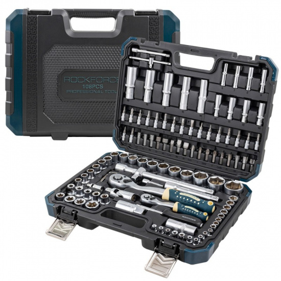 ROCK FORCE LIGHT Набор инструментов 108пр. 1/4", 1/2" (6гр.) RF LIGHT-41082-5 - 1