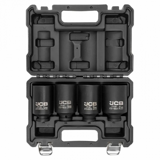 JCB Набор головок ударных глубоких 4пр. 1/2" 12pt JCB-4045-9MPB - 1