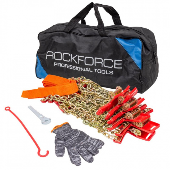 ROCK FORCE Цепи противоскольжения для а/м, комплект 10пр. RF-73866 - 1