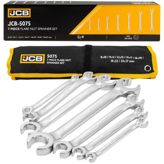 JCB Набор ключей разрезных 7пр. JCB-5075 - 1
