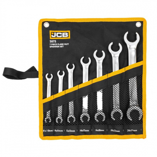 JCB Набор ключей разрезных 7пр. JCB-5075 - 1